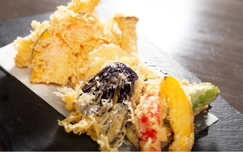 季節の野菜天ぷら