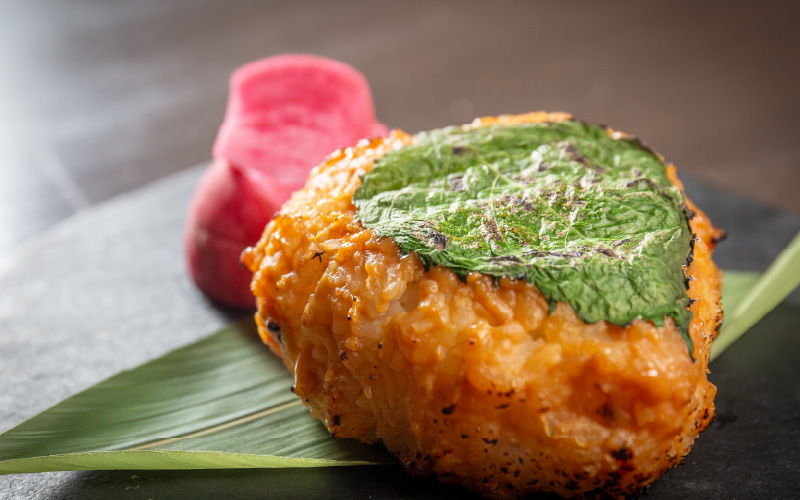 仙人屋の味噌焼おにぎり