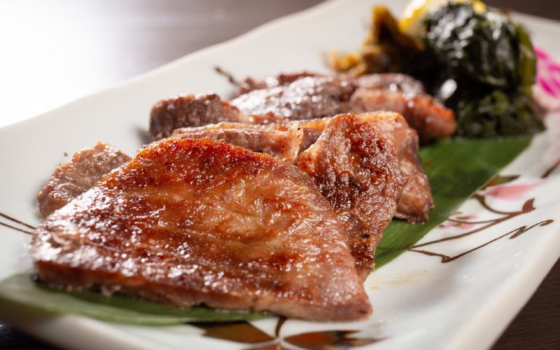 仙人屋の仙台名物　牛タン焼